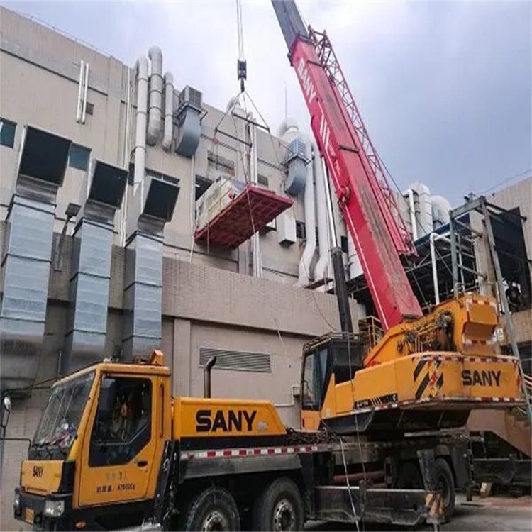 舟山定海吊车如何吊彩钢瓦